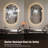 24 in. x 36 in. Capsule LED Backlit Bathroom Mirror with Anti-Fog, 3-Color Temperature, Stepless Dimming, Memory Function, IP44 Waterproof, Horizontal or Vertical Mount