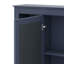 Armoire à pharmacie murale moderne avec miroir, solution de rangement élégante avec 6 tablettes ouvertes-1641343277