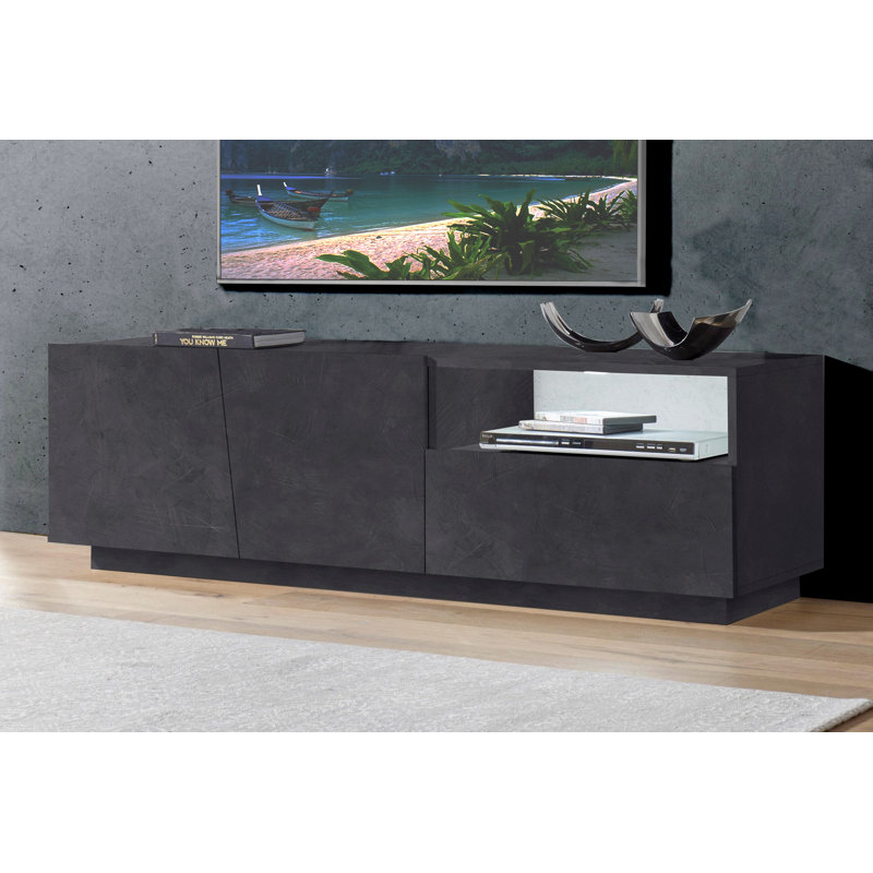 Bayonne TV Stand for TVs up to 58", Ardesia Grey