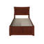 Lit plateforme en bois massif avec pied de lit et tiroirs Flagg-366803391-366803385