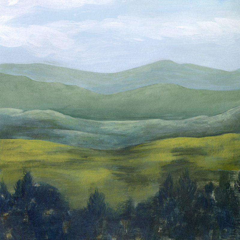 Vallée ouverte II, H 30 po x l 30 po