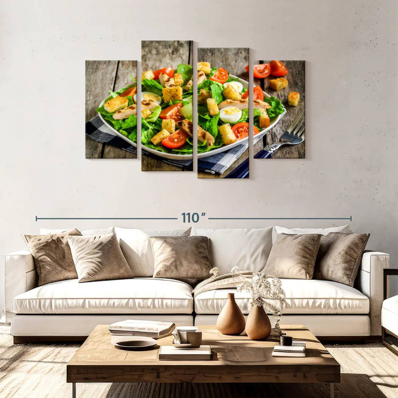 Yarlin Chicken Caesar Salad, 48" H x 75" W