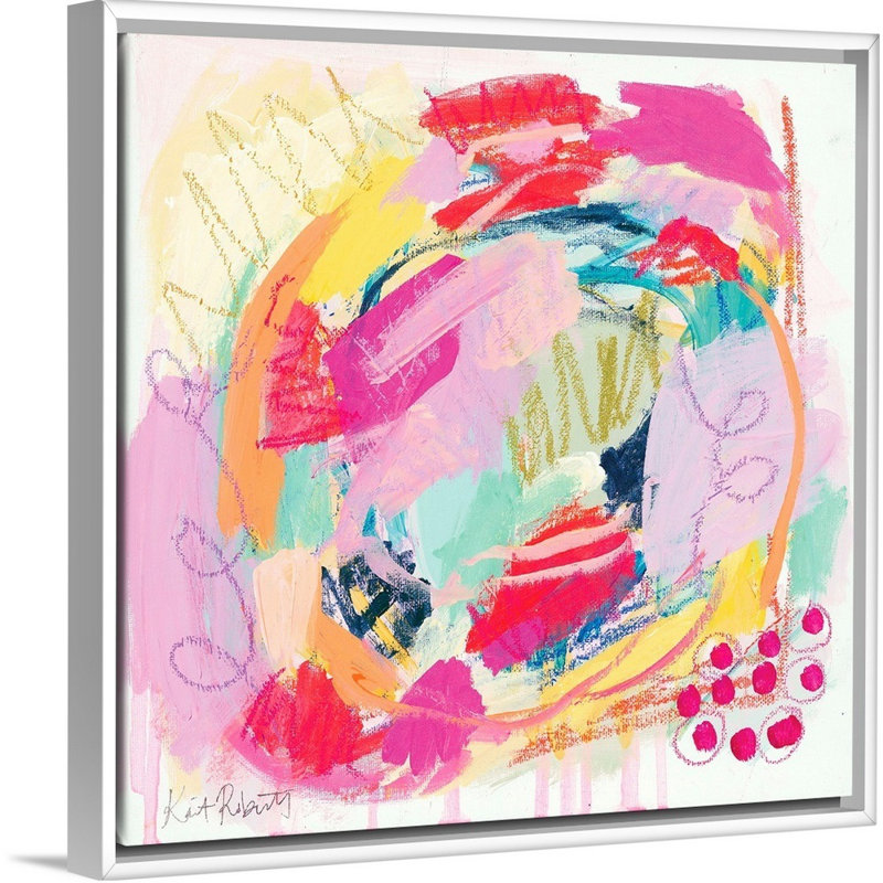 Reproduction d’art sur toile, "Your Sunshine" par Kait Roberts, Cadre blanc, H 32 po x l 32 po x P 1,75 po