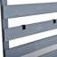 Banc de rempotage avec plateau en acier inoxydable et tablettes mobiles-1651774078