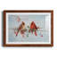 Cardinals in Winter - Reproduction encadrée sur papier-279445861-279445862