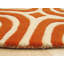 Tapis orange en laine touffeté à la main Marla-29691851