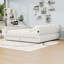 Structure de lit plateforme tapissier avec ports USB et 2 tiroirs de rangement-1795678654