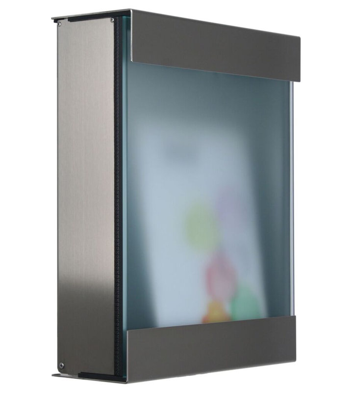 Gaige Post/Wall Mounted Letter Box, 43.5 cm H x 36 cm W x 12.5 cm D