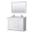 Avery 48'' Double Bathroom Vanity with Marble Top-61132373-97793627