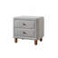 Table de chevet Cleo Grey Boucle
