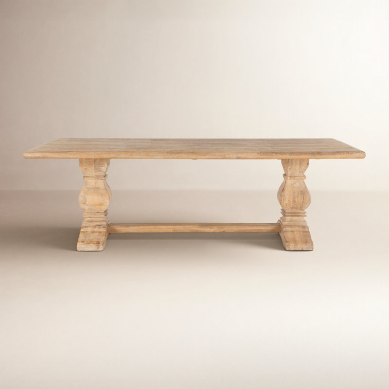 San Rafael Solid Wood Dining Table, 42" W x 108" L
