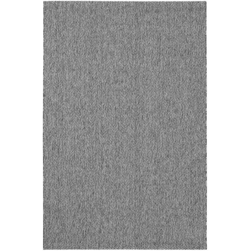 Reshef Chevron Machine Made Indoor / Outdoor Area Rug, Rectangle 5'1" x 9'10"