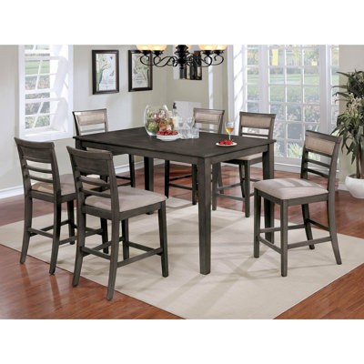 7pc Counter Height Dining Table Set