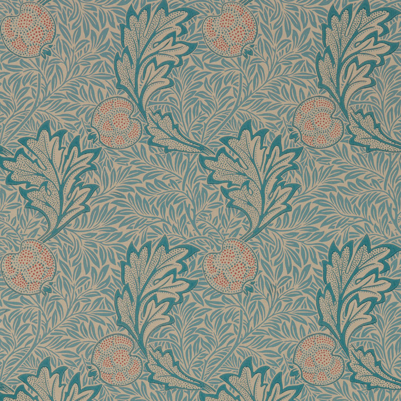Apple 10.05m x 52cm Matte Wallpaper Roll, Blue