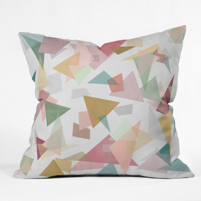 Mareike Boehmer Triangle Confetti 1 Indoor/Outdoor Throw Pillow