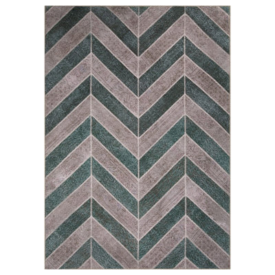 Tapis lavable en machine Premium, 4,6 x 6,2 pieds, 100% polyester, 1850 g / m² | Hauteur des poils: 0,2 po | Poly-coton écologique recyclé | Parfait pour le salon, la chambre à coucher et les endroits très passants