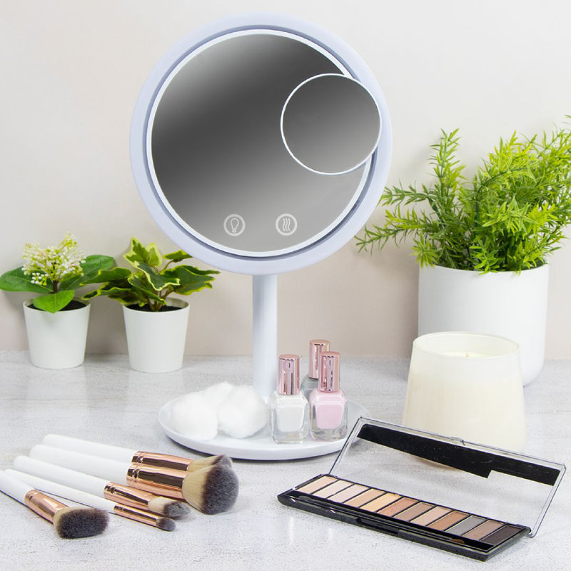 Lilyana Round Floor Mirror