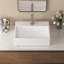 Turner Rectangular Wall Hung/Countertop Basin Bathroom Sink with Mounting Bolts-865355360
