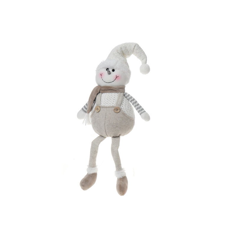 Tablette en peluche bonhomme de neige Dangler