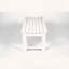 Banc Adirondack en PEHD sans dossier avec texture bois-1450453077
