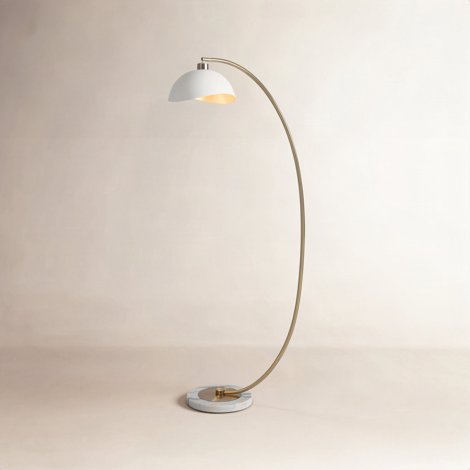 Luna Bella 62" Floor Lamp, White