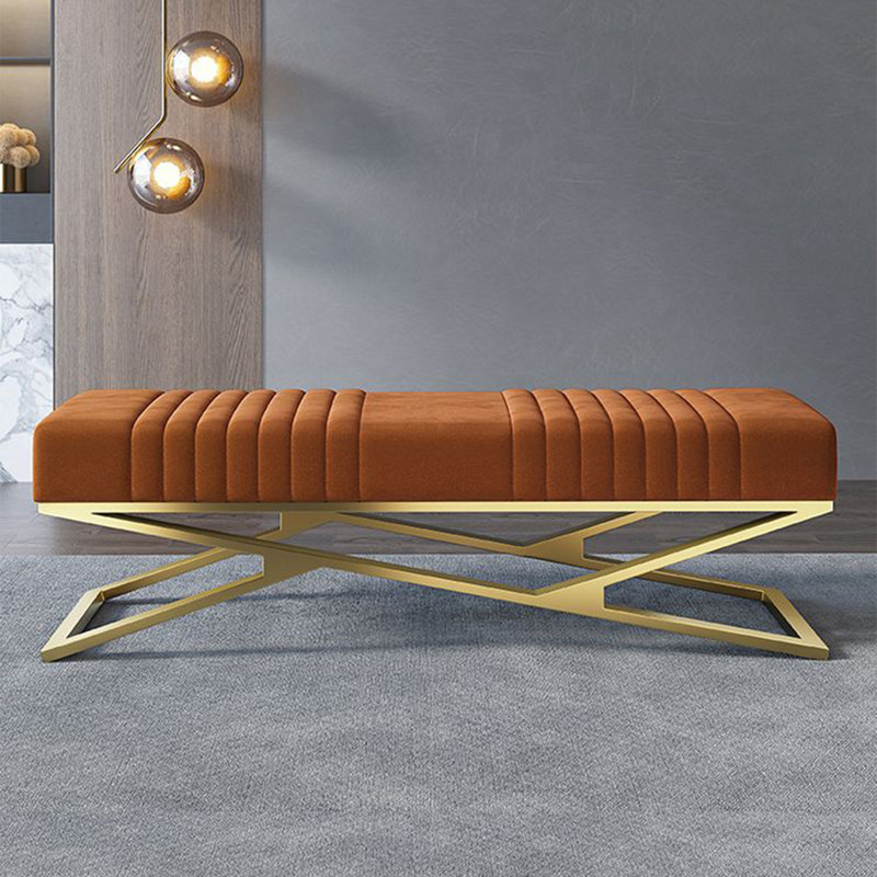 Banc rembourré, Orange