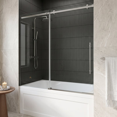 Luca Frameless Sliding Tub Door