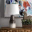 Lampe de table noire/blanche 22 po Tahoe