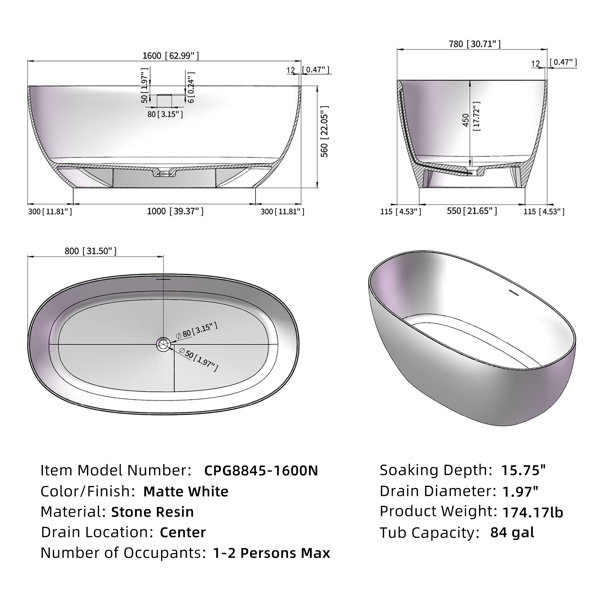 Dimensions du produit