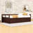 Dzeisonas Twin Size Wooden Daybed with Trundle and Two Storage Drawers-1419422100