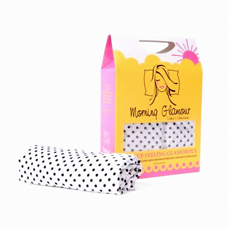 Luxury Dot Duo Pillowcase Set - Black - 2 Pack - Premium Quality Bedding - Soft & Smooth - Signature Collection - Bedroom Essentials