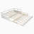 Pine Solid Wood Open-Frame Bed with Drawers-802890370