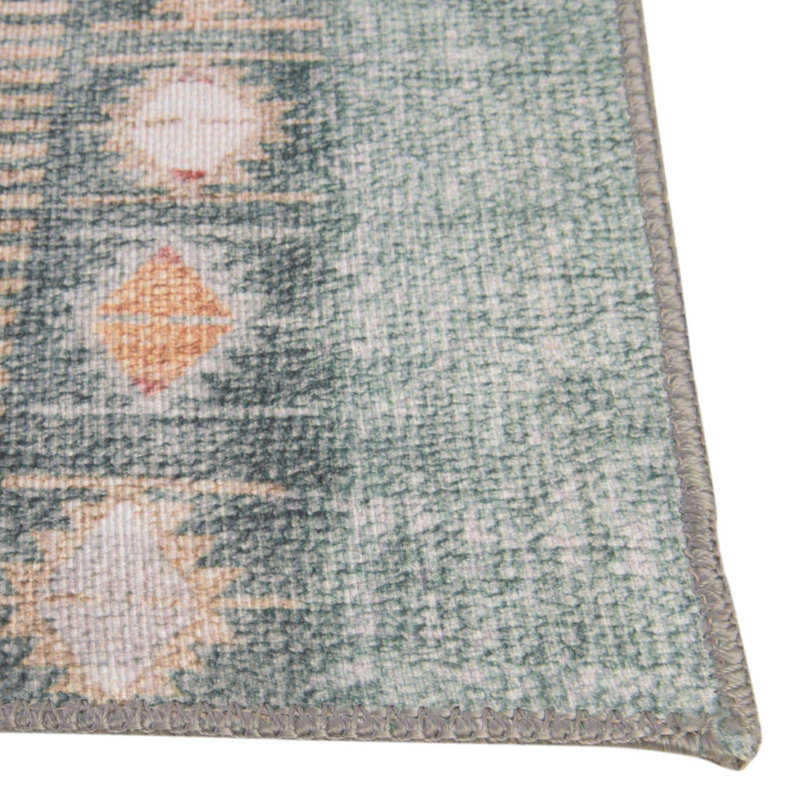 Tapis Foundry Select Timeless vert, Tapis de couloir 2 pi x 6 pi