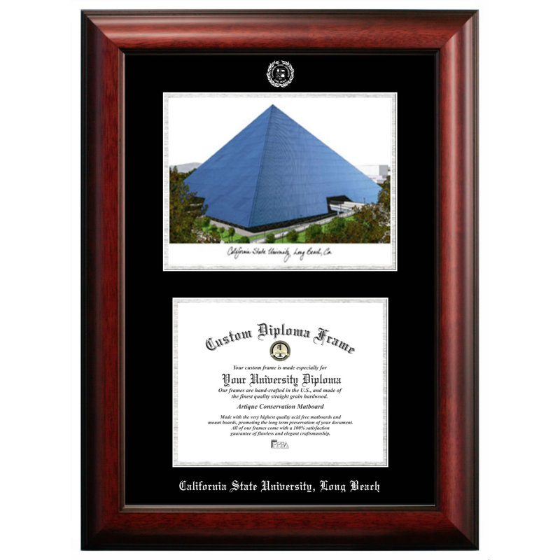 Brown Wood Embossed Picture Frame
