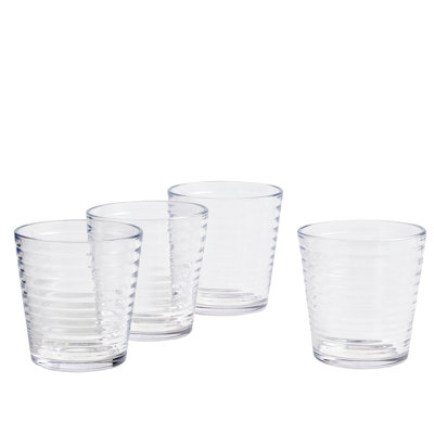 Tumbler 340ml/11.5oz Clear Set of 4