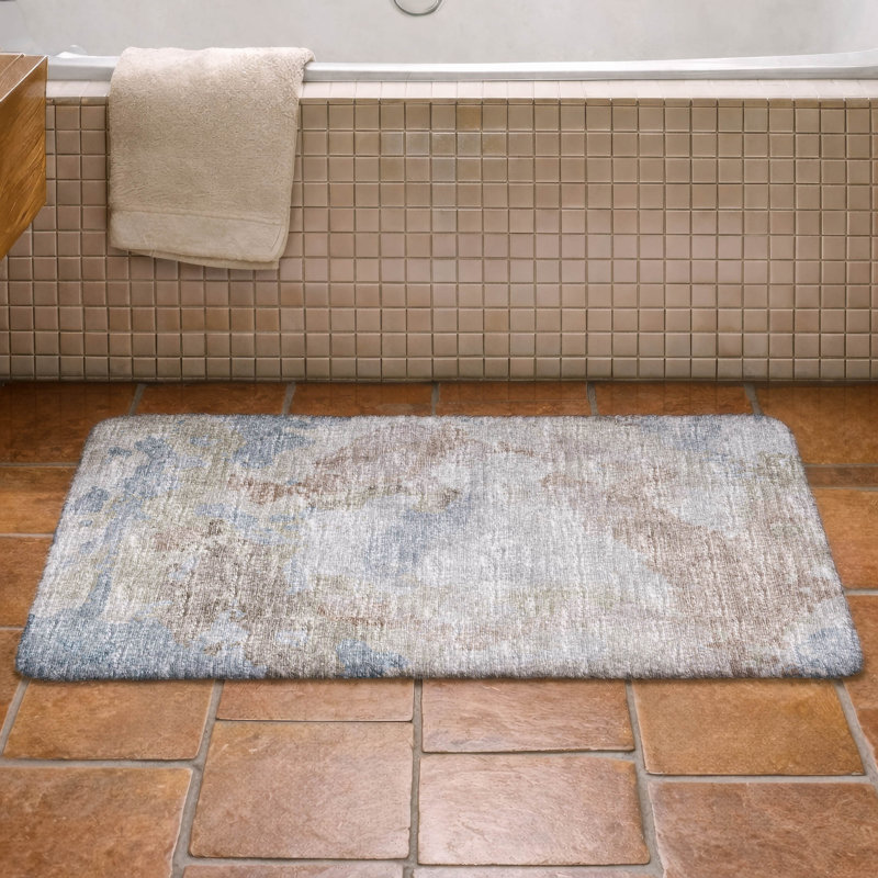 Premium Machine Washable Dream Shag ADS67 Soft Abstract Rug, 1'8" x 2'6", Moody