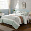 Courtepointe réversible en coton 6 pièces avec 3 coussins décoratifs Dawn-117361112-117361107