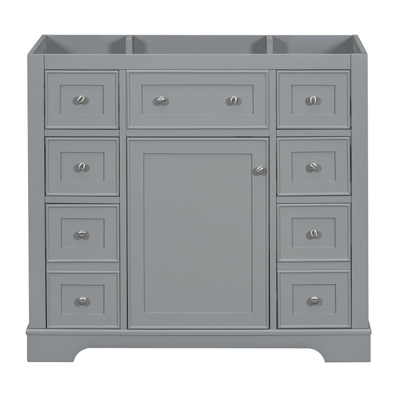 Base de meuble-lavabo simple Muriah, Gris