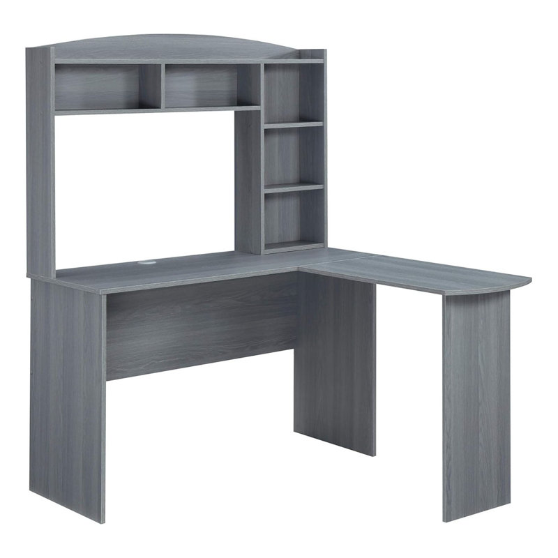 Bureau d'ordinateur en L