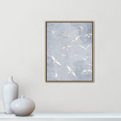 Flight Light Grey Print by Kimberly Allen