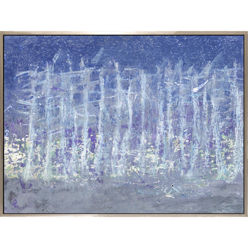Forrest Mist Painting, 48" H x 60" W