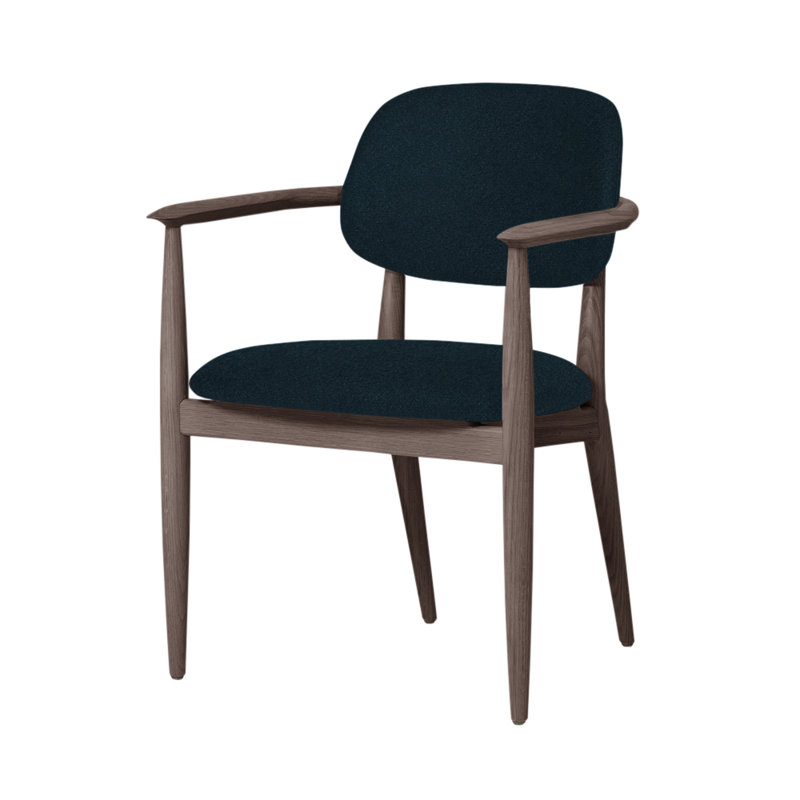 Slow Arm Chair, Main Line Flax MLF36, Soap Finished Walnut