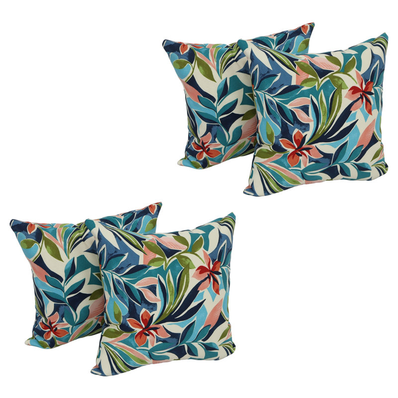 Blazing Needles Indoor/Outdoor Throw Pillow, Somap Multi