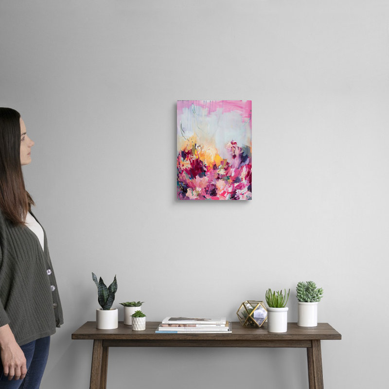 «A Vision and a Force» par Amira Rahim, reproduction sur toile, Toile tendue, H 16 po x l 12 po x P 1,25 po