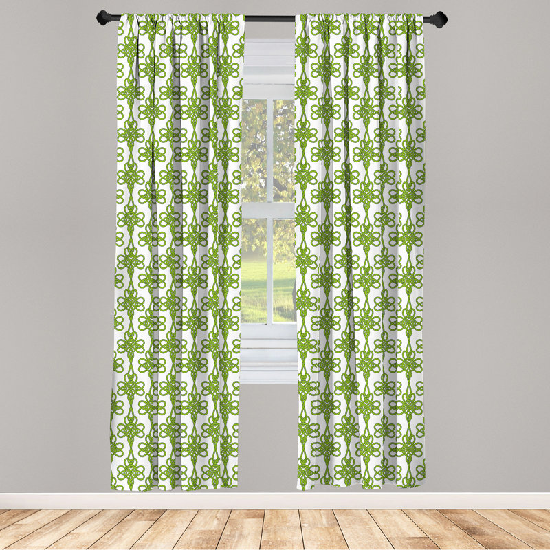 Bomera Irish Semi-Sheer Rod Pocket Curtain Panels, 28" x 95"