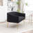 Upholstered Faux Fur Loveseat-1108305442-1108305443