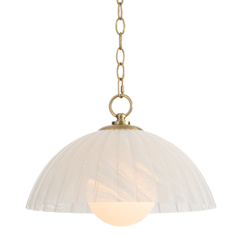 Luminaire suspendu en verre Dariel