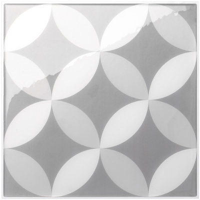 Peel and Stick Gel Backsplash Tile Vintage 8" x 8" (Set of 4)