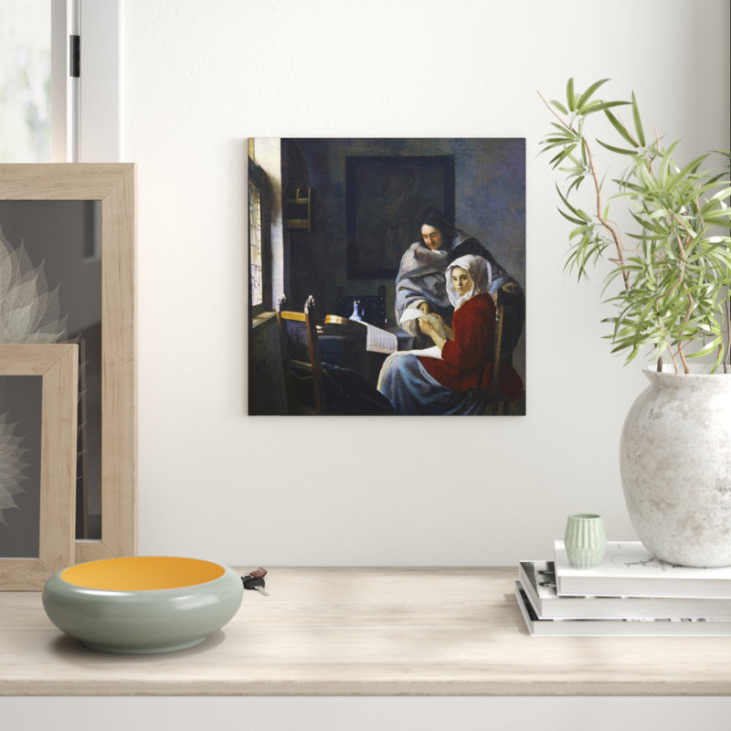 Johannes Vermeer - No Frame Painting, 50.8 x 50.8cm