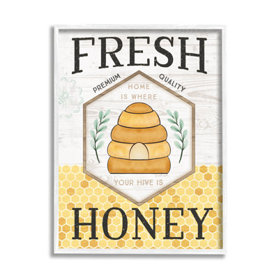 " Fresh Honey Rustic Bee Hive "